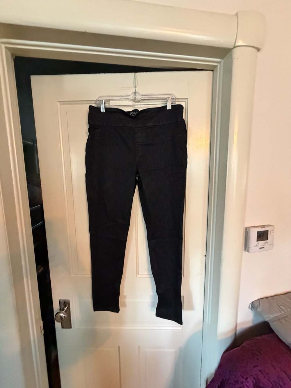 Rock & Republic Denim RX The Slimming Denim Cure Black Fever Jeggings Size 16M